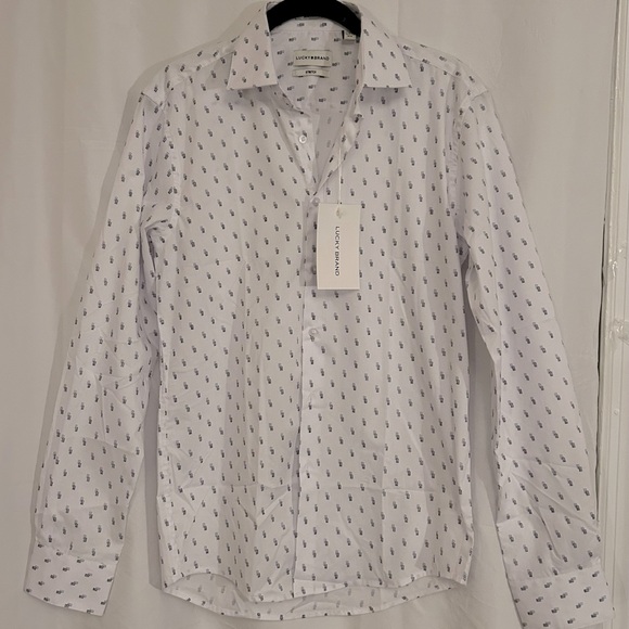 NWT Lucky Brand Men’s button down long sleeved shirt. - Picture 1 of 7